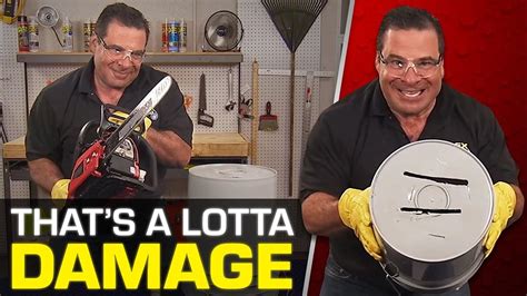 THE That's A Lotta Damage Commercial (The Bucket Test) 